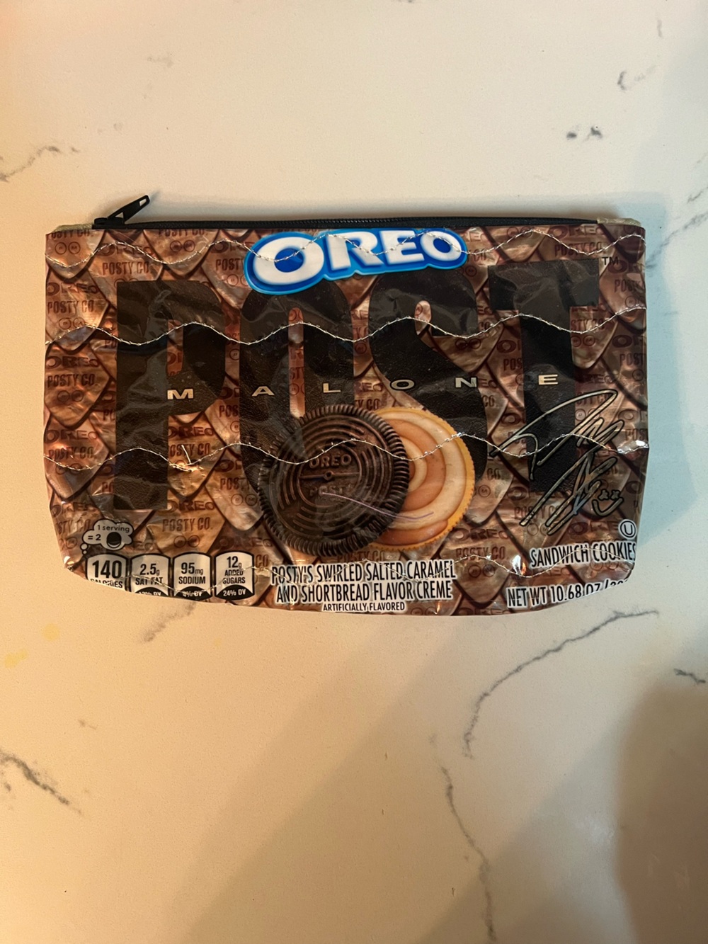 Post Malone Brown zipper Bag